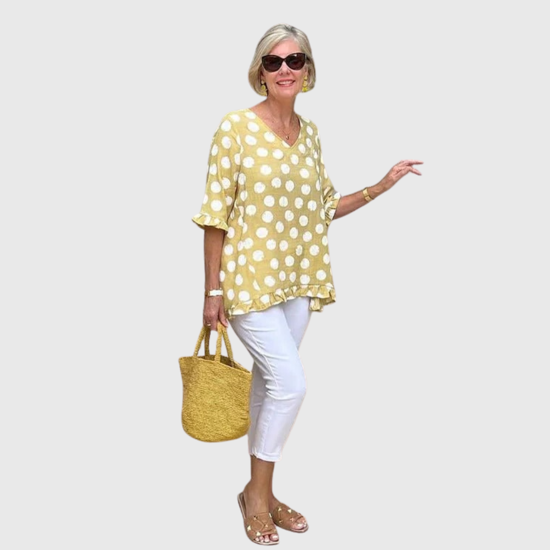 Quinn | Bluse organisch elegant