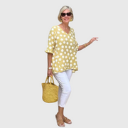 Quinn | Bluse organisch elegant