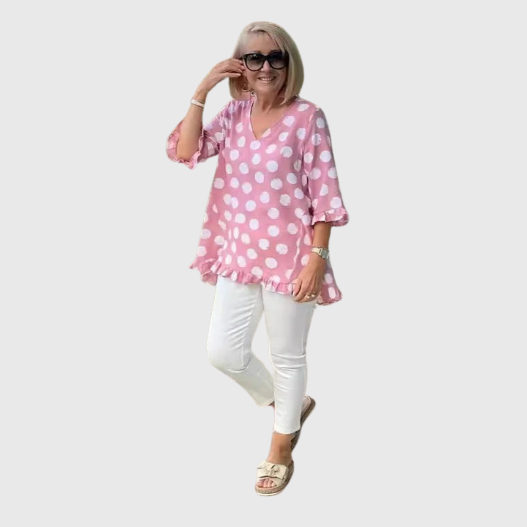 Quinn | Bluse organisch elegant