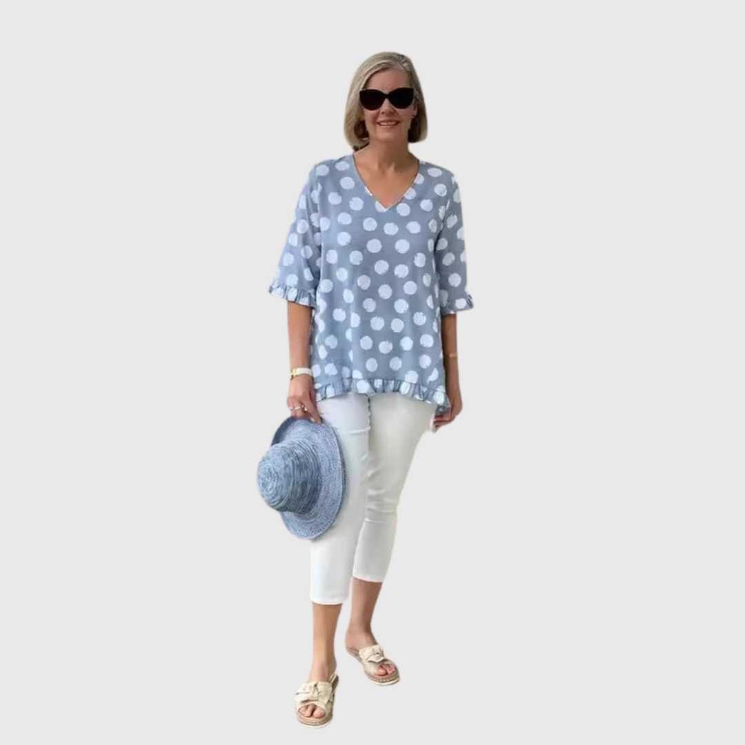 Quinn | Bluse organisch elegant