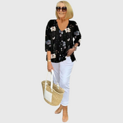 Rosa | Tunika mit Muster elegant