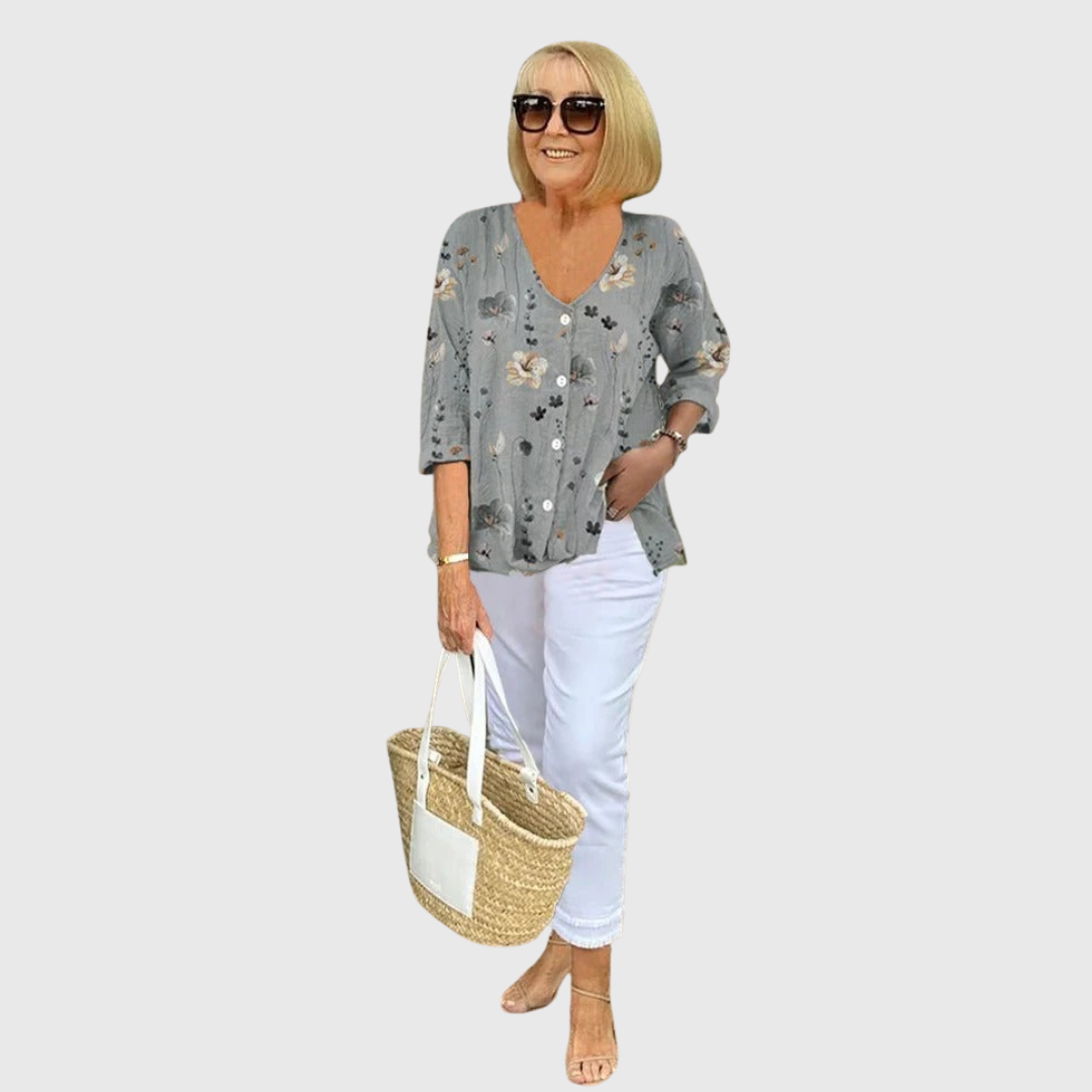 Rosa | Tunika mit Muster elegant