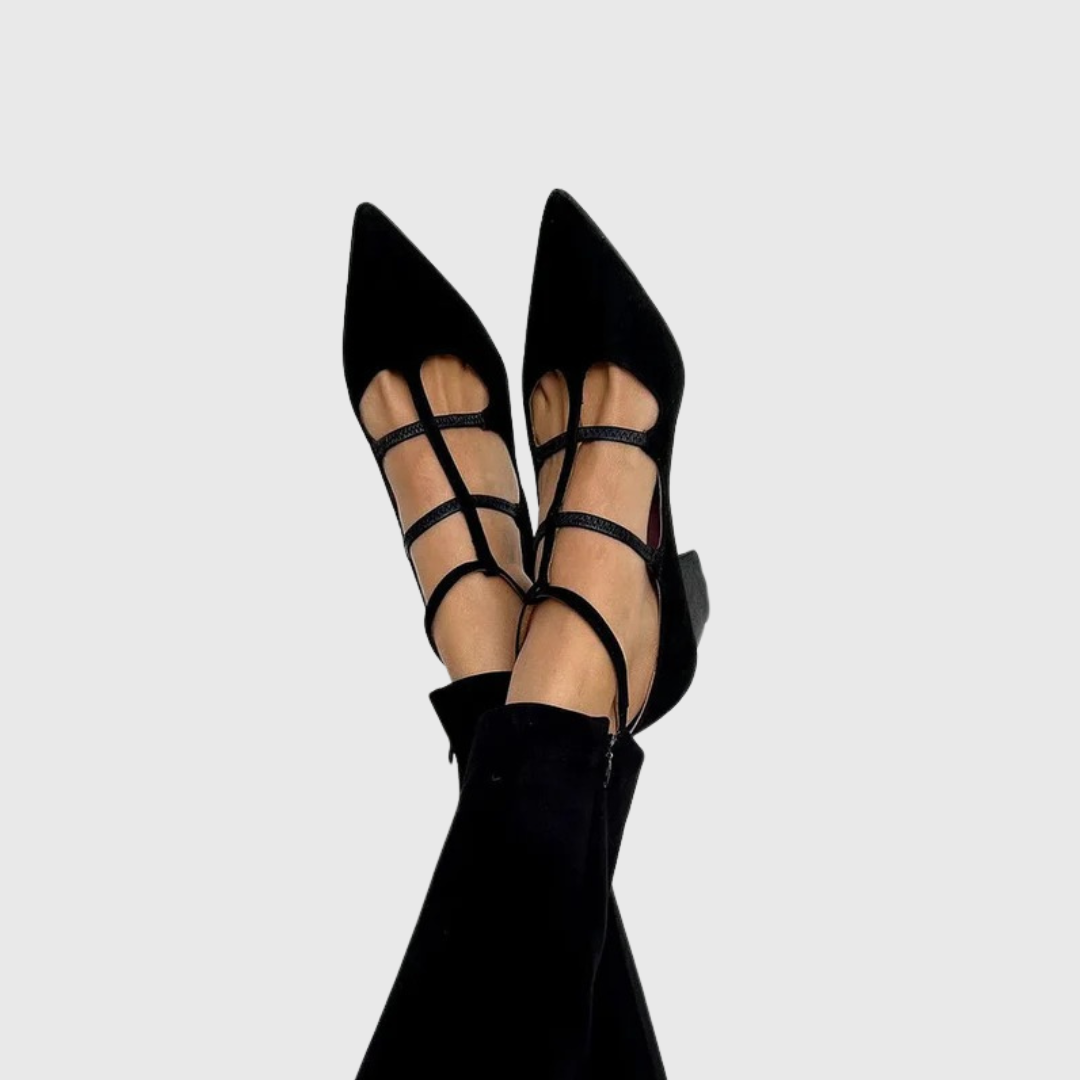 Scarlett | Pumps mit Kreuzriemen