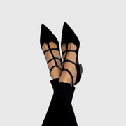 Scarlett | Pumps mit Kreuzriemen