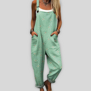 Ivy |Latzhose handgemacht floral