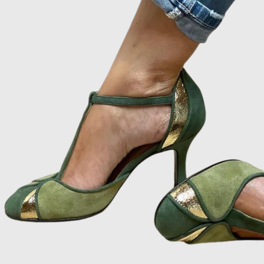 Sophia | Escarpins mit Patchwork-Detail