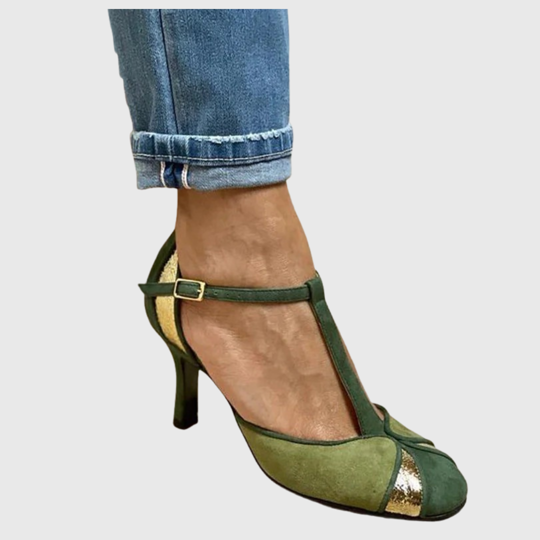 Sophia | Escarpins mit Patchwork-Detail