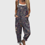 Stella | Latzhose handgemacht floral