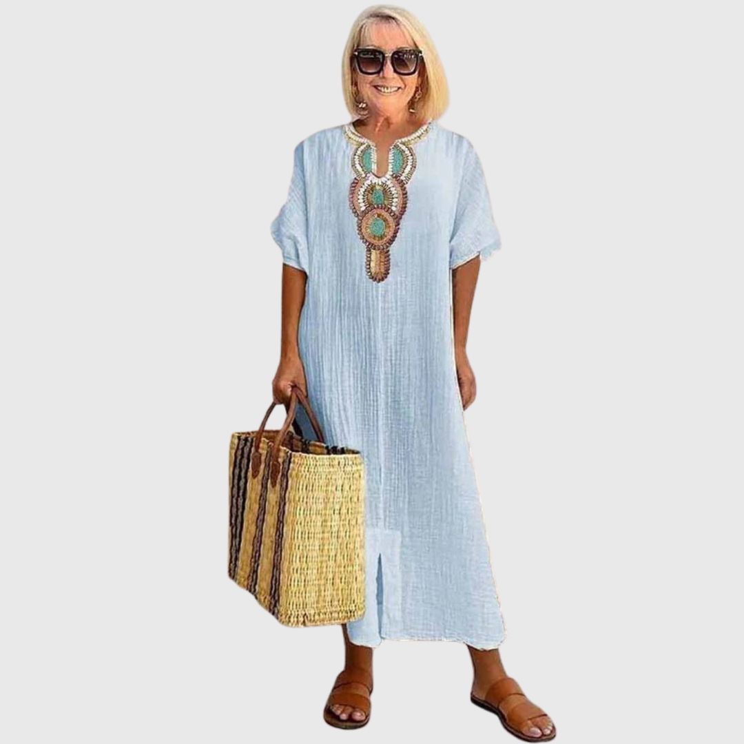 Tiziana | Kleid mit Stickerei