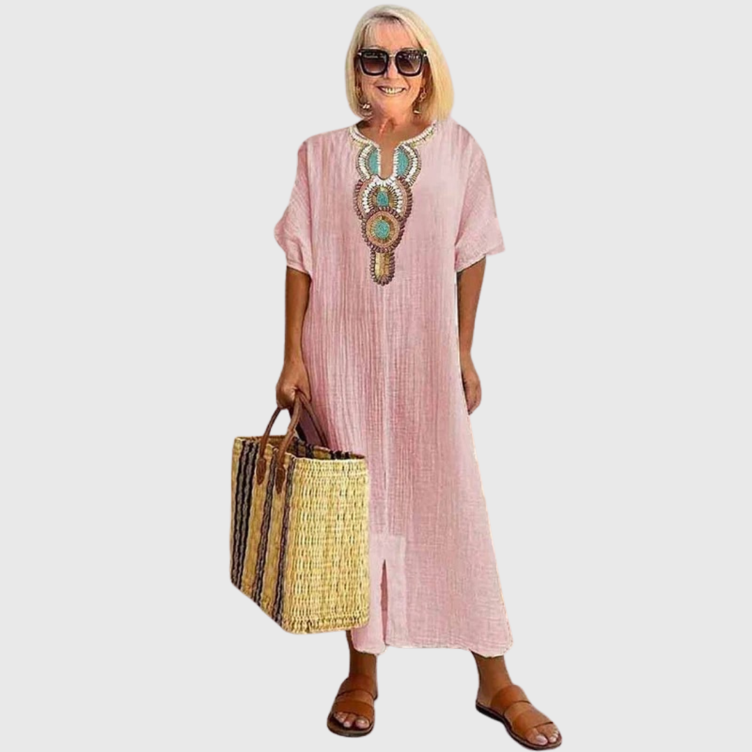 Tiziana | Kleid mit Stickerei
