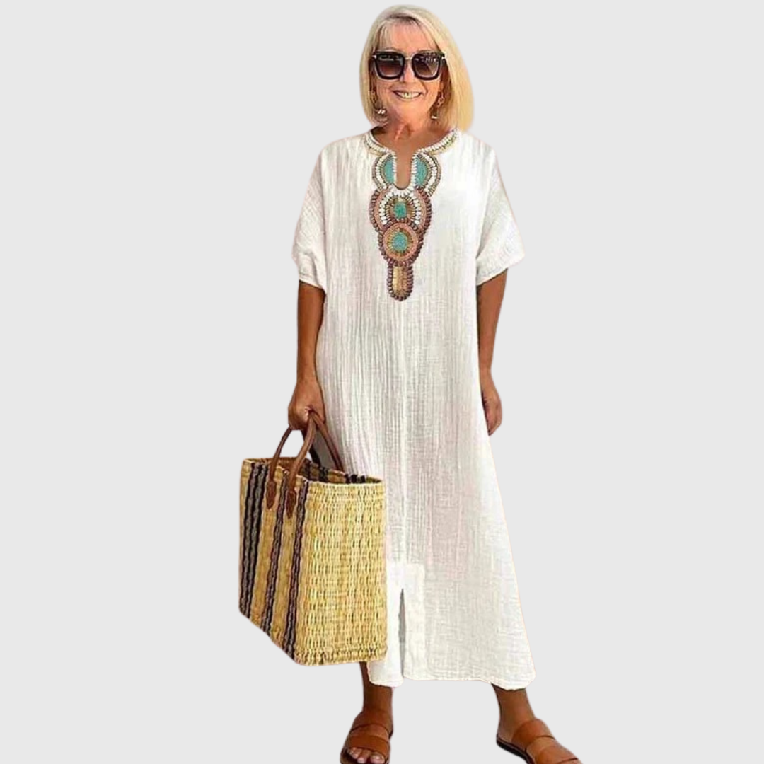 Tiziana | Kleid mit Stickerei