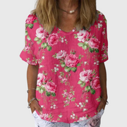 Uma | Bluse mit floralem Detail