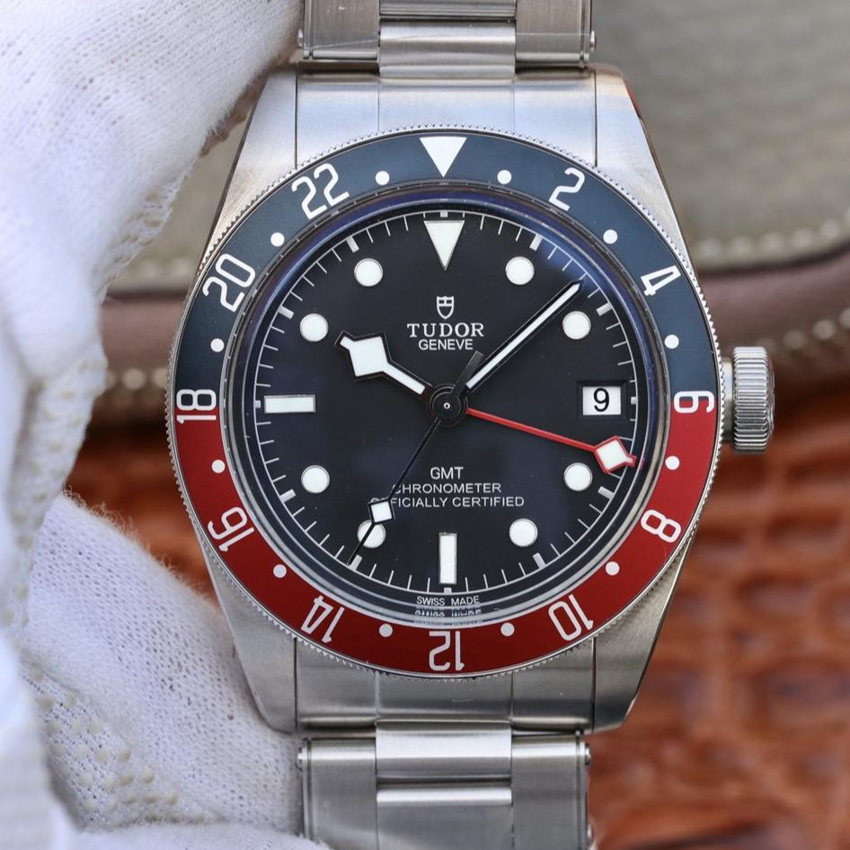 BLACK BAY GMT 41 PEPSI BEZEL LEATHER STRAP