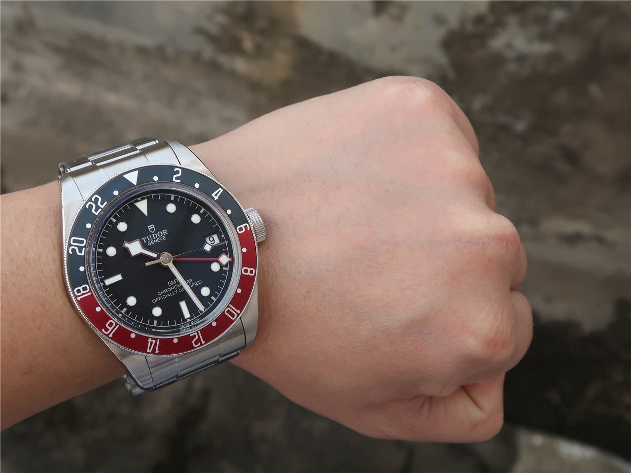 BLACK BAY GMT 41 PEPSI BEZEL LEATHER STRAP