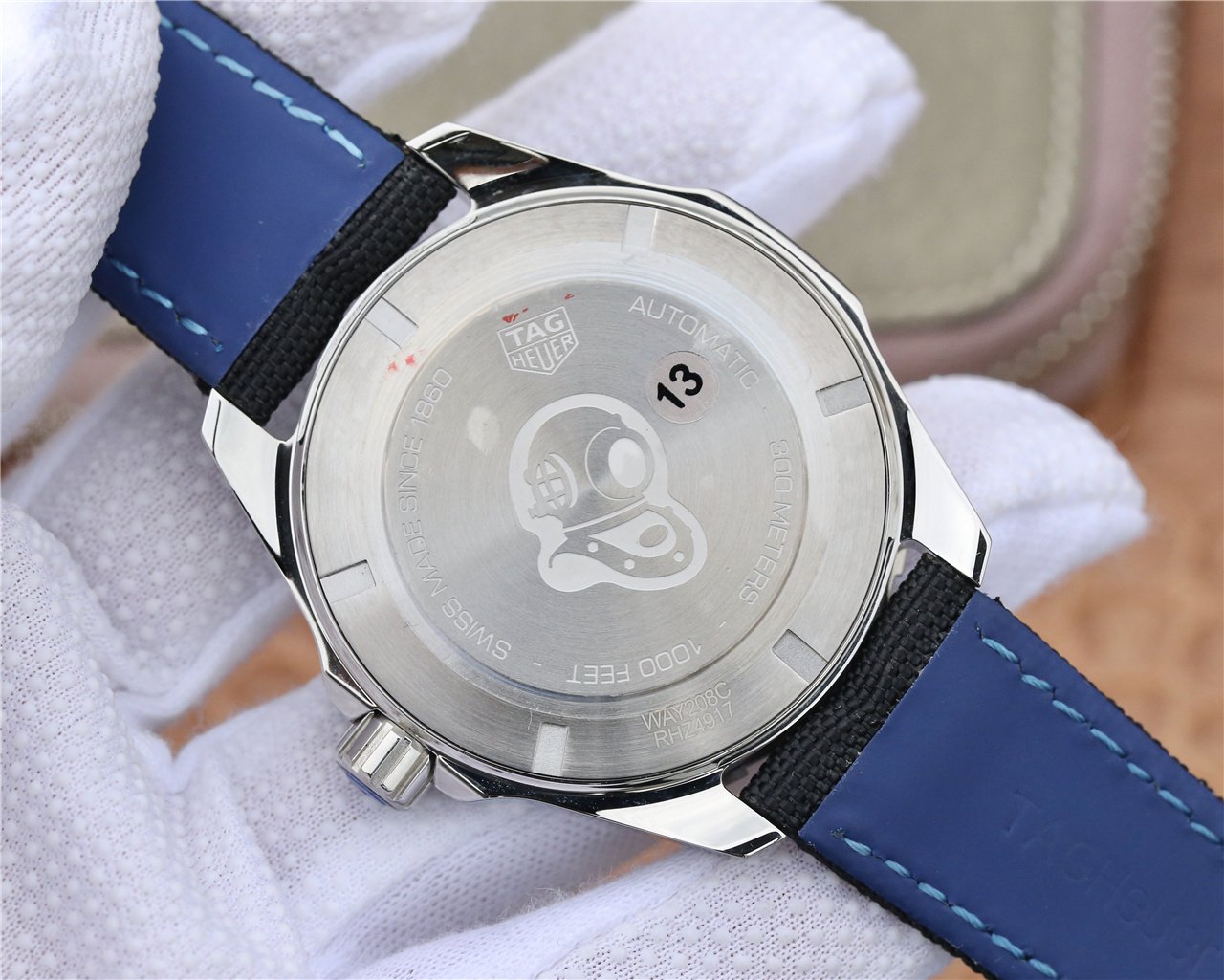 AQUARACER CALIBRE 5 BLUE CERAMIC BEZEL