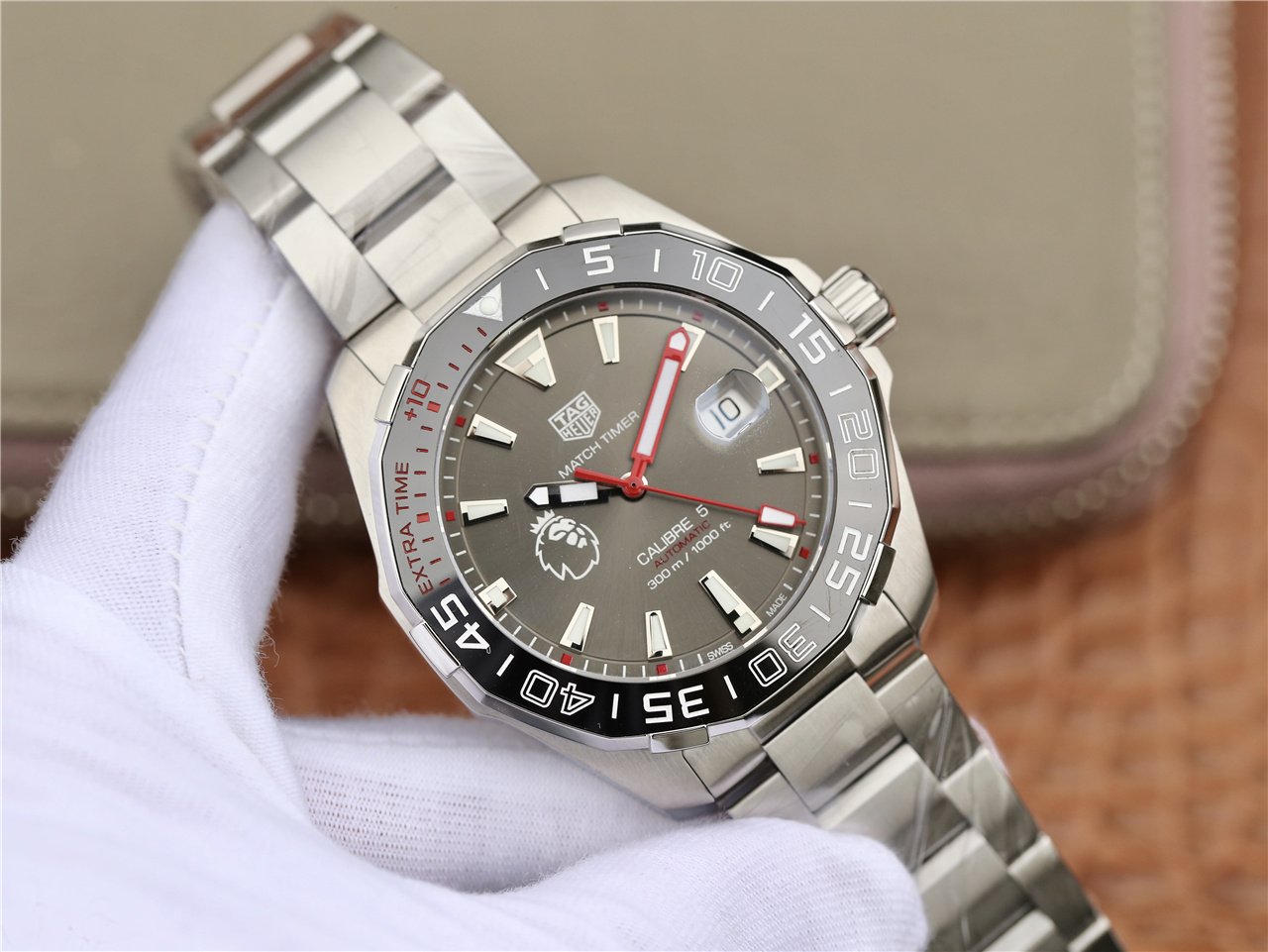 AQUARACER CALIBRE 5 MATCH TIMER GREY DIAL
