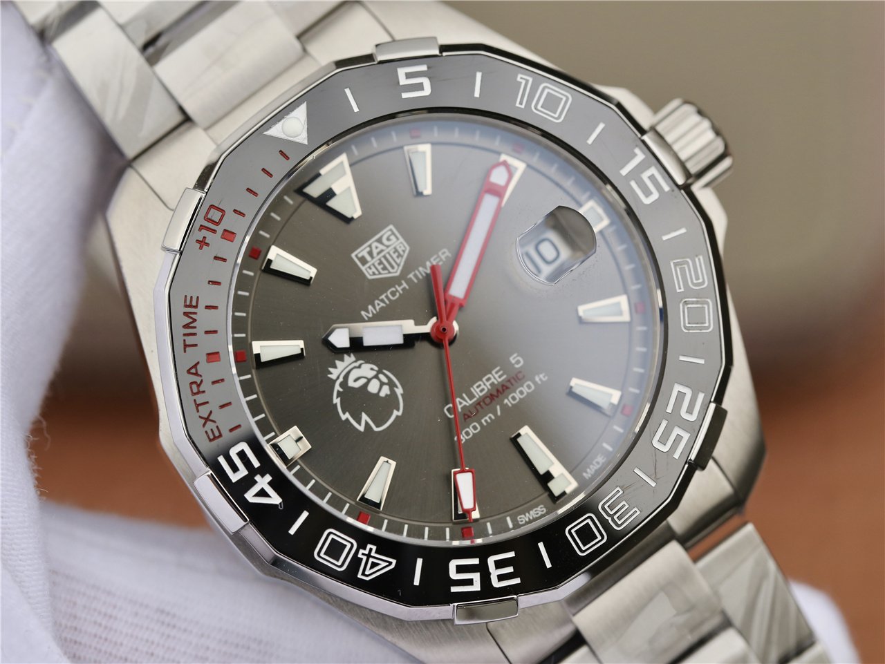 AQUARACER CALIBRE 5 MATCH TIMER GREY DIAL