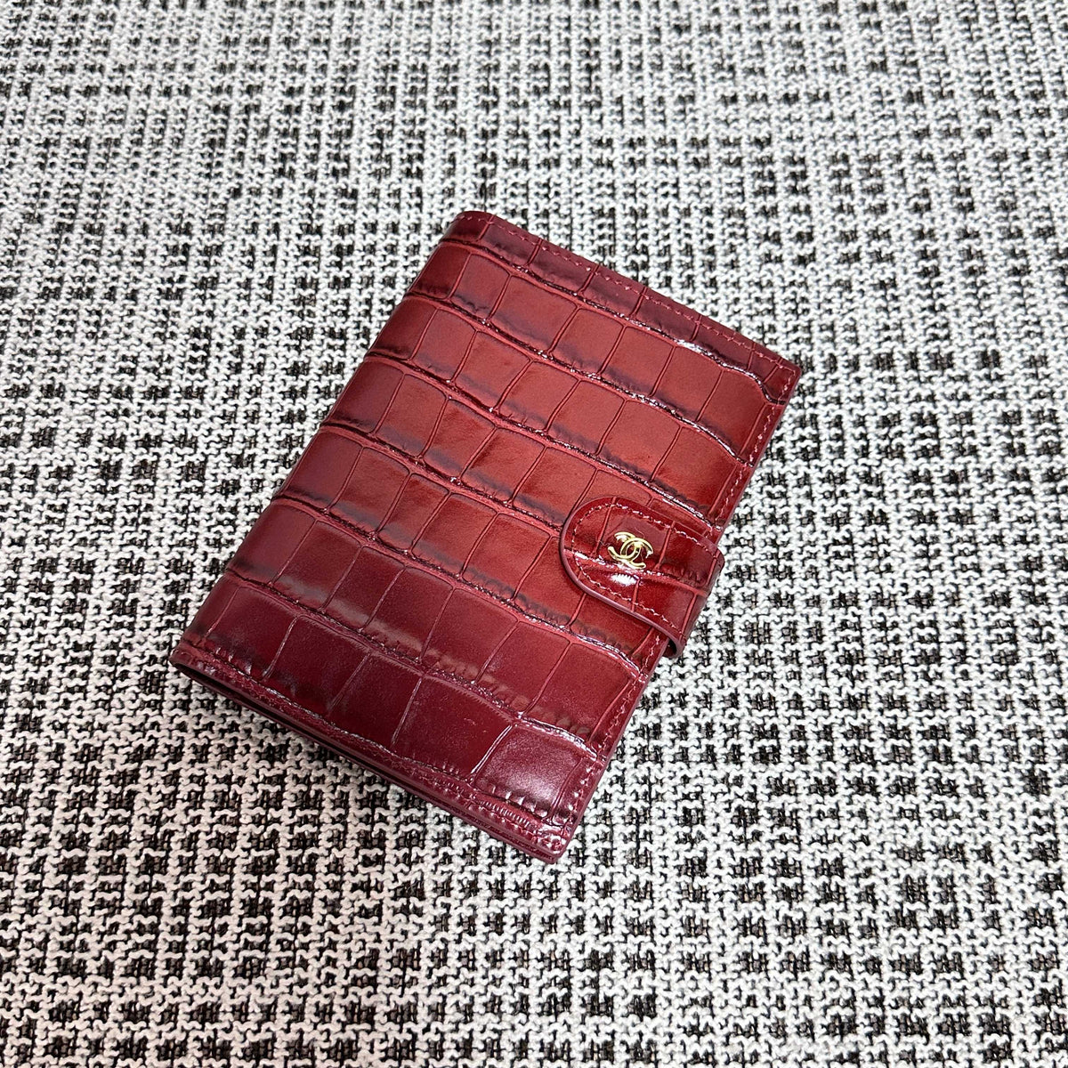 Chanel 2026 Wallet Multicolors Crocodile Embossed Leather