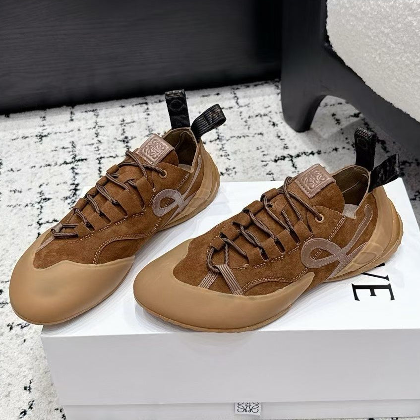 Loewe 2026 Grip Sneaker Suede Fabric 158196