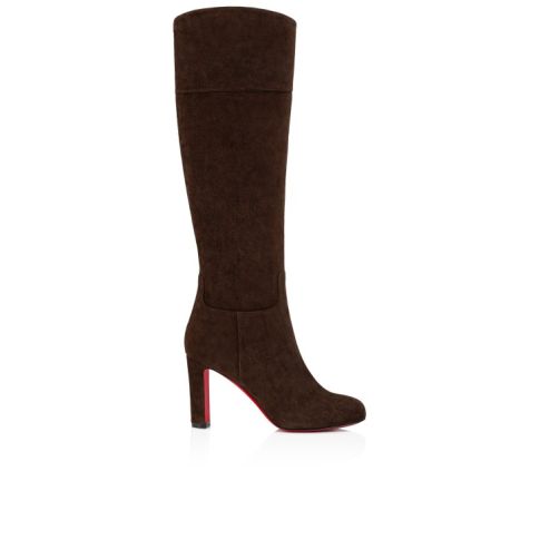 CL Loo Botta 85 Mm Boots Veau Velours Cosme