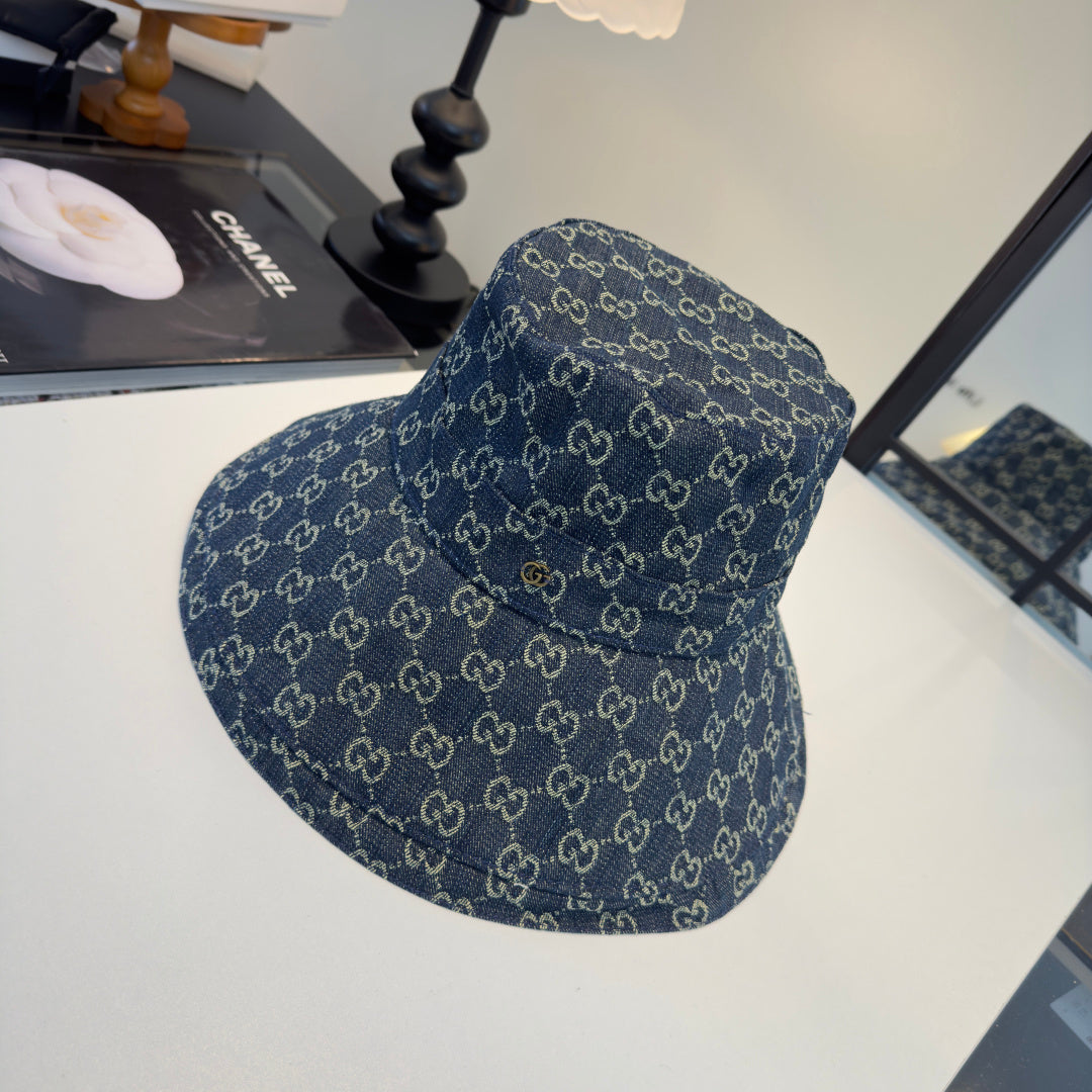 Gucci GG Canvas Wide Brim Hat