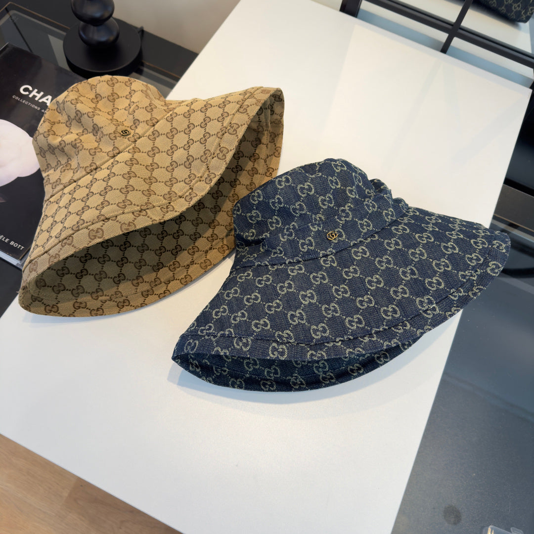 Gucci GG Canvas Wide Brim Hat