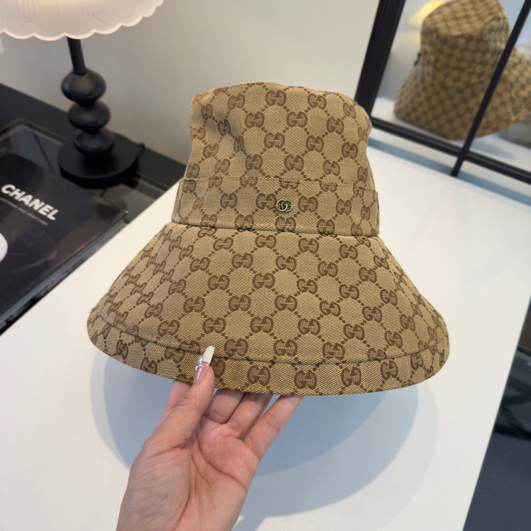 Gucci GG Canvas Wide Brim Hat