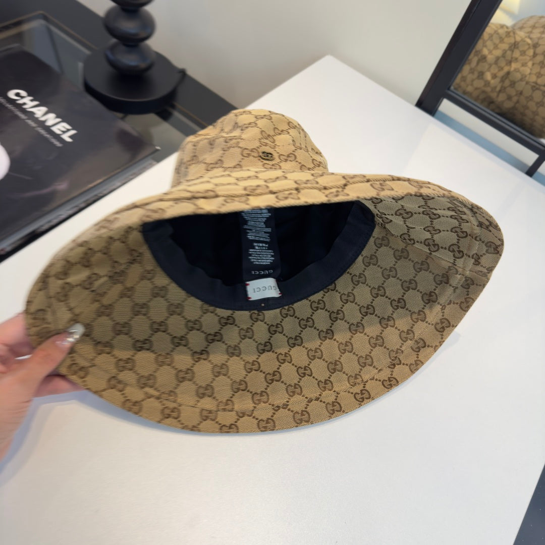 Gucci GG Canvas Wide Brim Hat