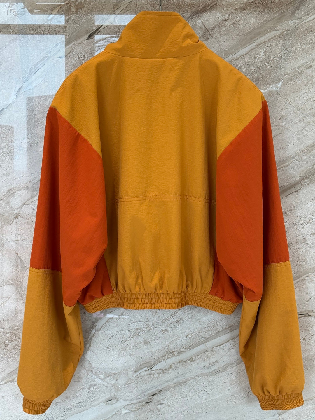 YSL 2026 Cassandre Cropped Windbreaker Nylon