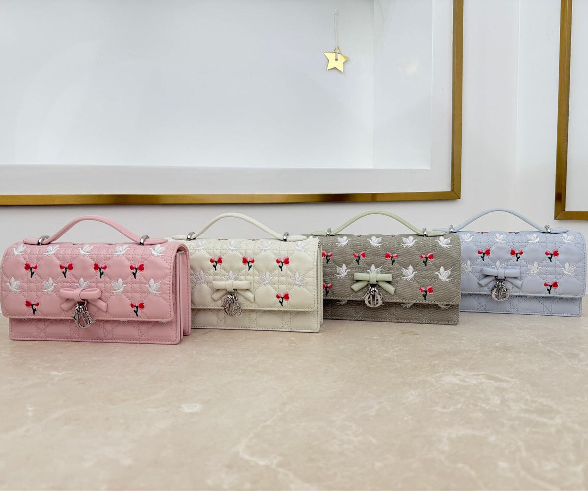 Dior 2026 Dioramour My Dior Bag 21cm Multicolor Lambskin