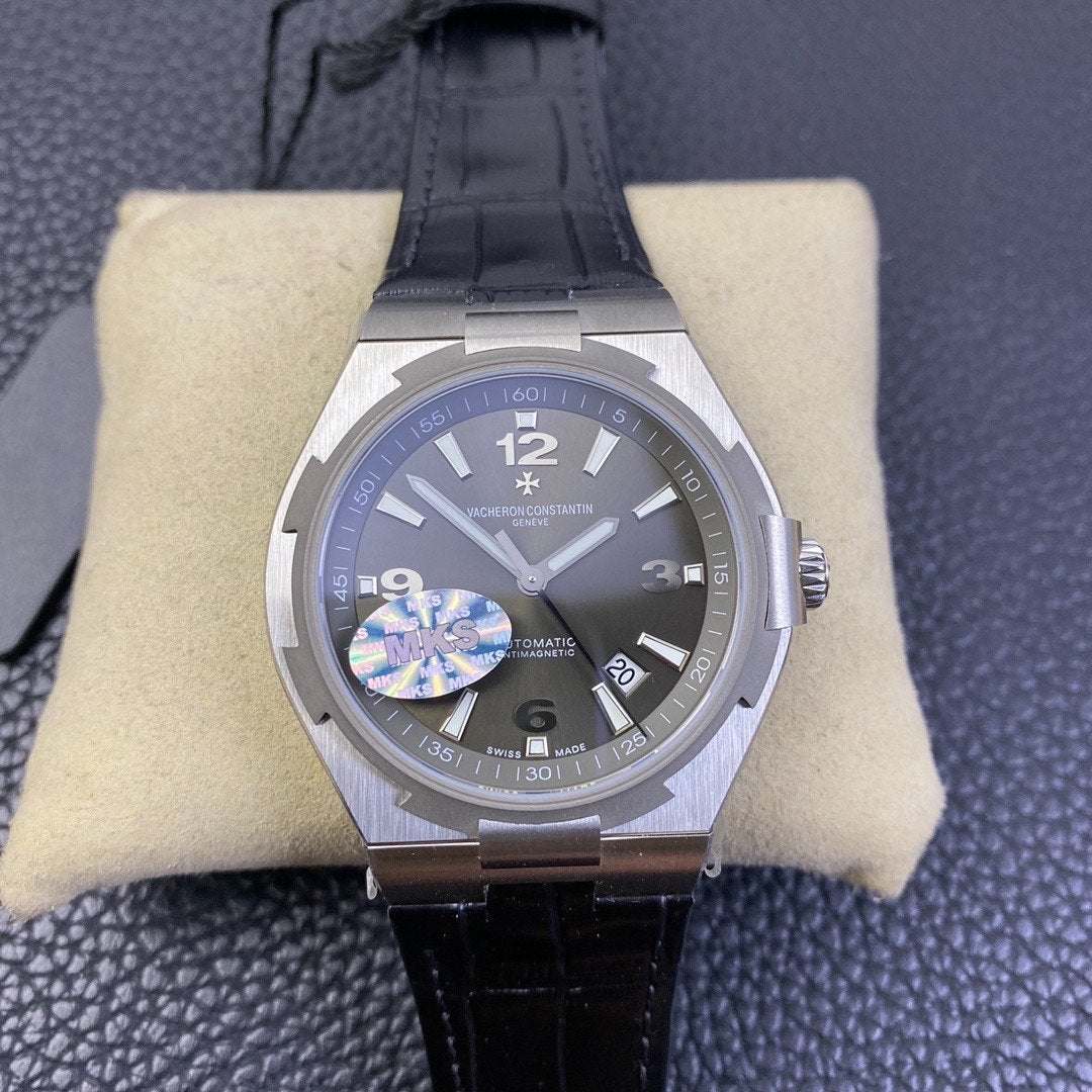 VACHERON OVERSEA 42 STEEL CASE GREY DIAL