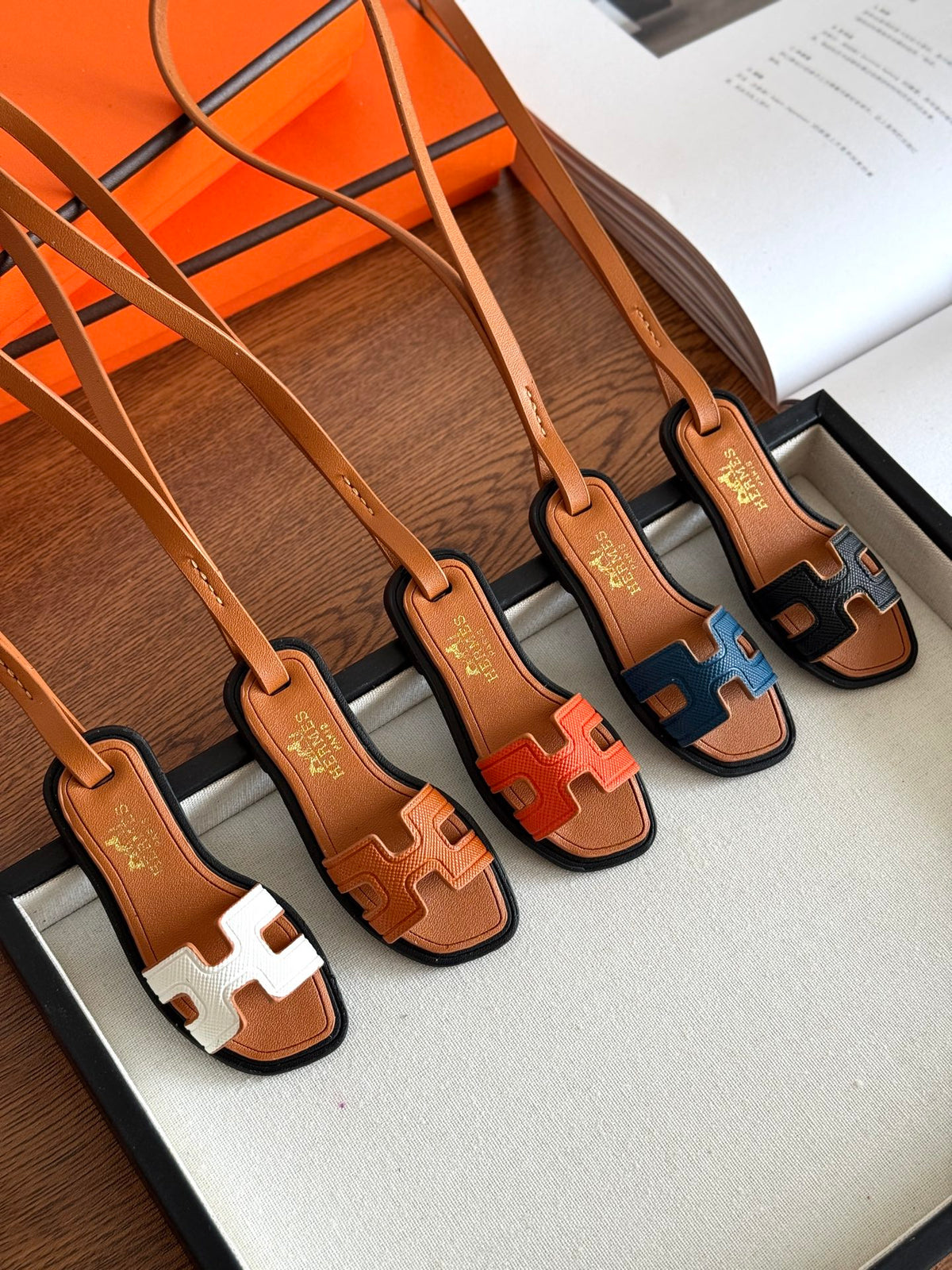 Hermes Oran Nano Charm Leather