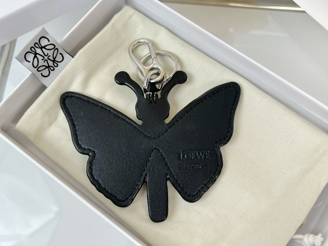 Loewe Butterfly Charm Leather