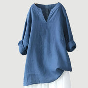 Nora | Bluse aus Naturfaser