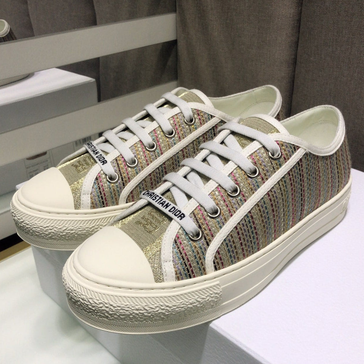 Dior 2026 Walk'n'Dior Sneakers Canvas Lace 966616