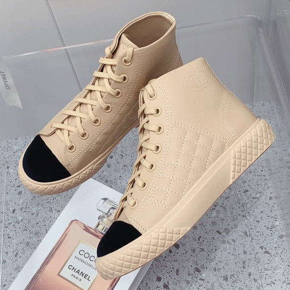 Chanel 2026 Quilted Sneakers Leather 162153