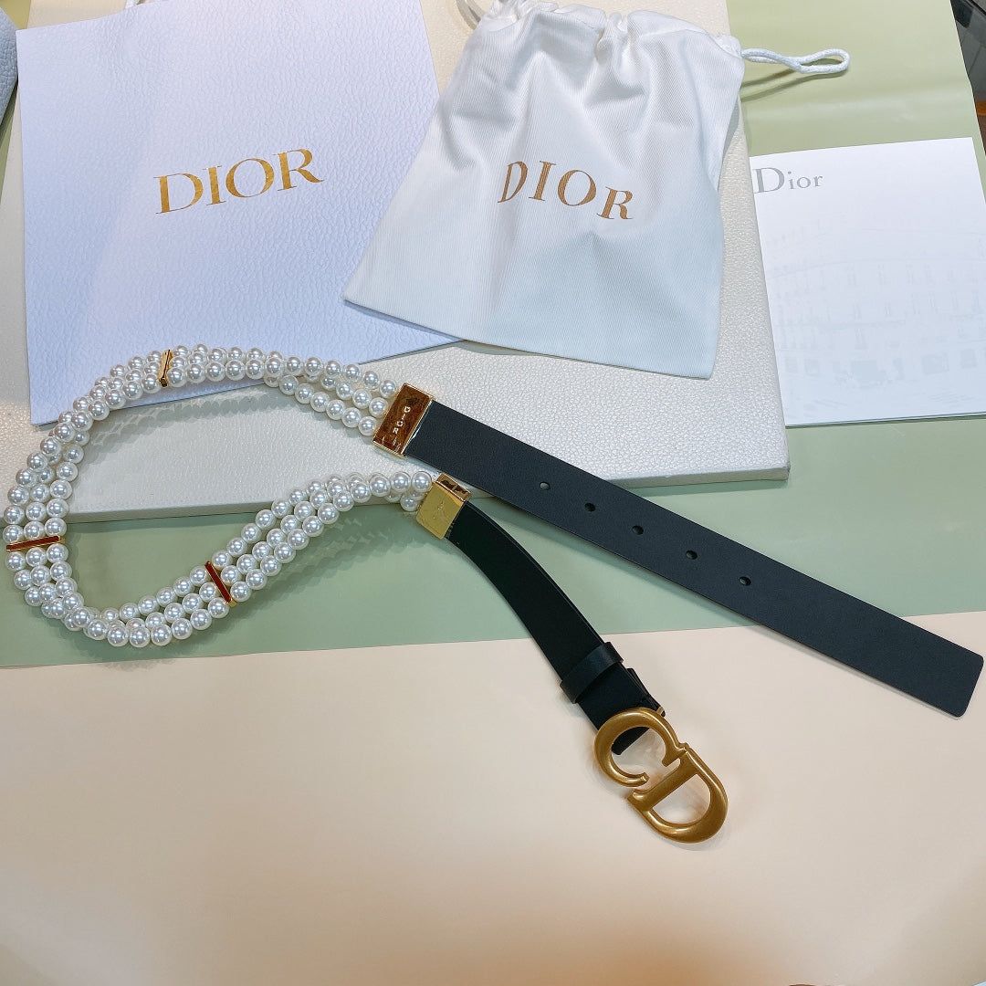 Dior 2026 C'est Belt 30mm Smooth Calfskin
