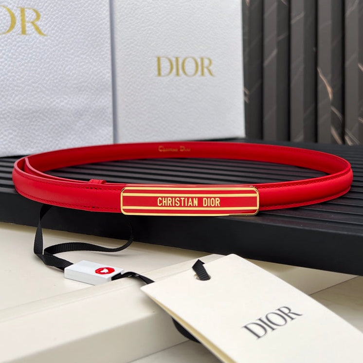 Dior 2026 ID Belt 15mm Smooth Calfskin