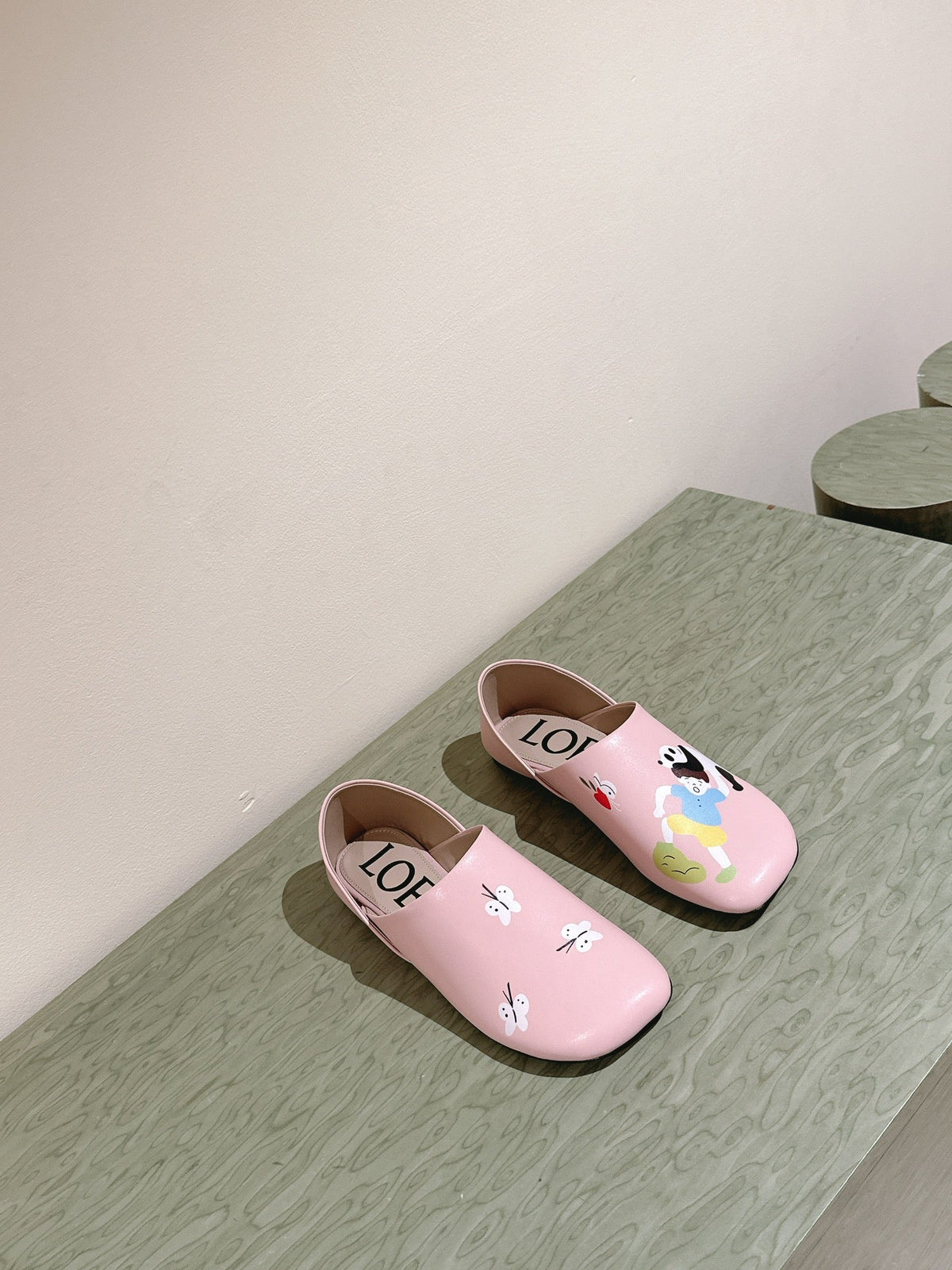 Loewe 2026 Suna Fujita Toy Loafers Sheepskin 653940