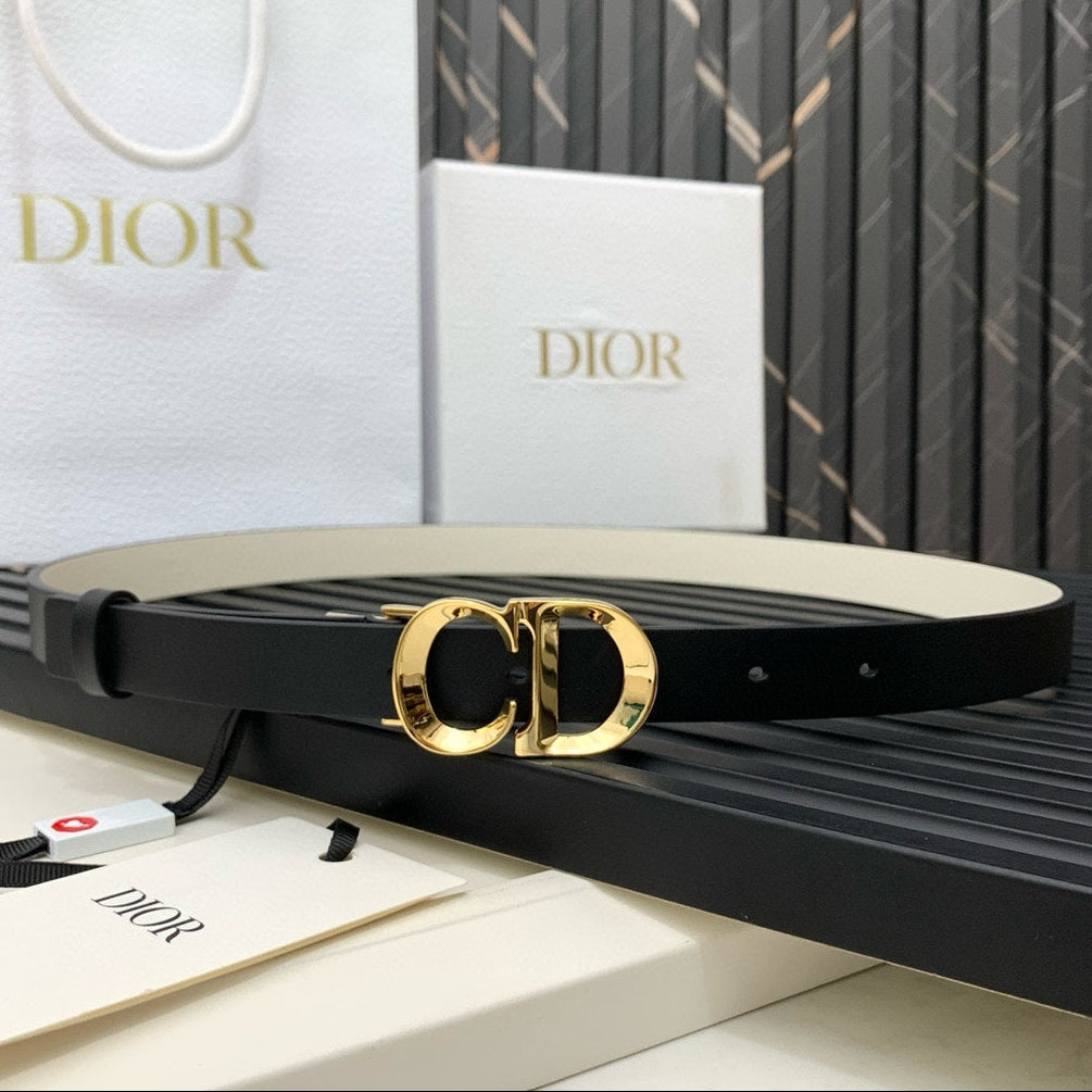 Dior 2026 Saddle Belt 25mm Calfskin