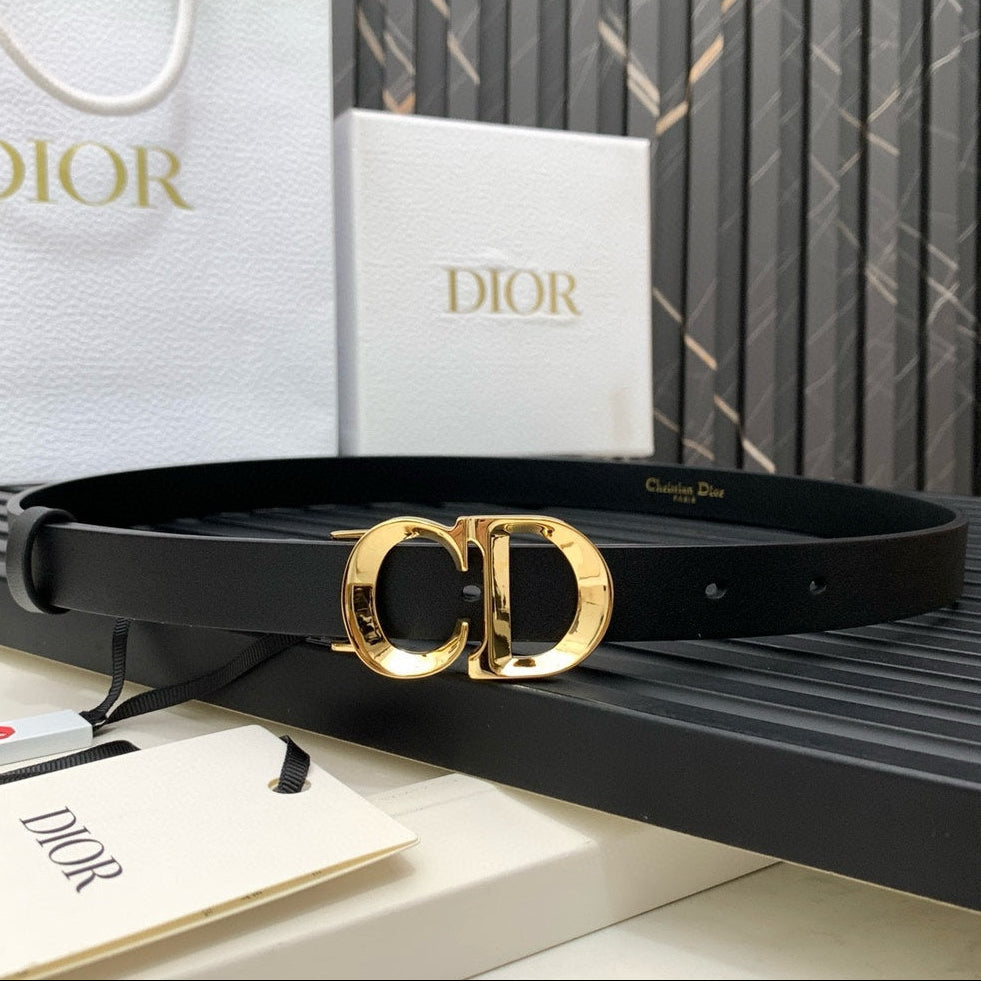 Dior 2026 Saddle Belt 25mm Calfskin