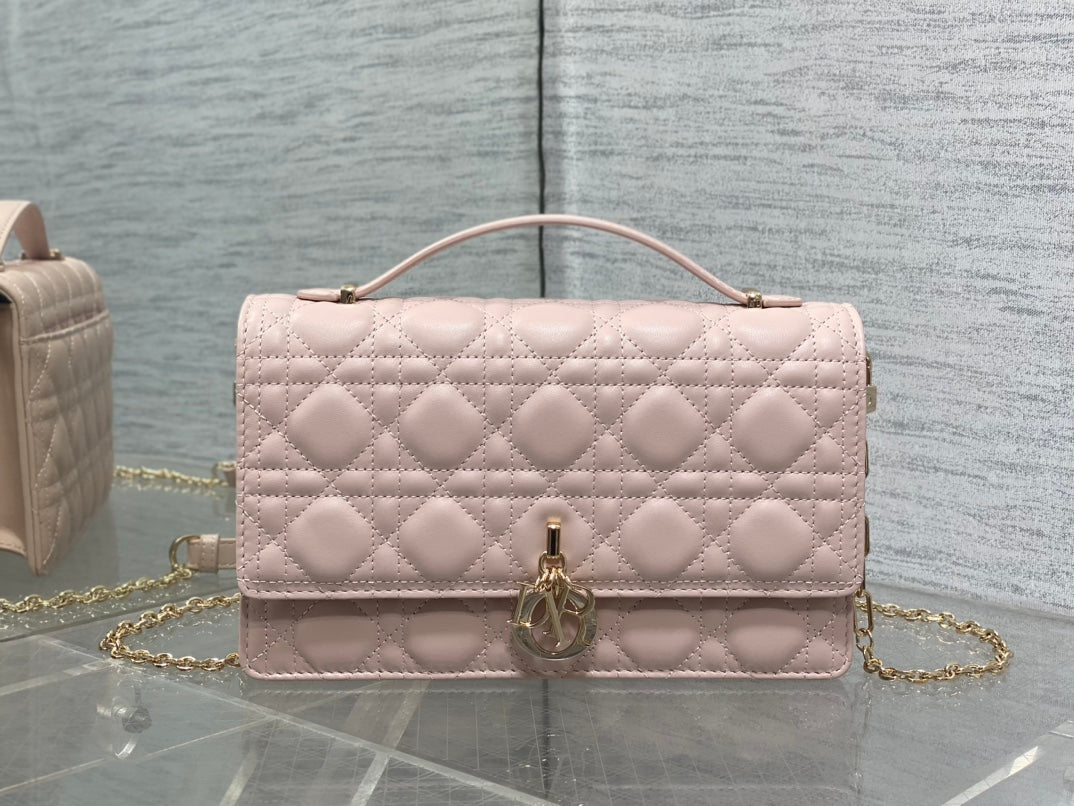 Dior 2026 My Dior Top Handle Bag 24cm Multicolors Quilted Leather