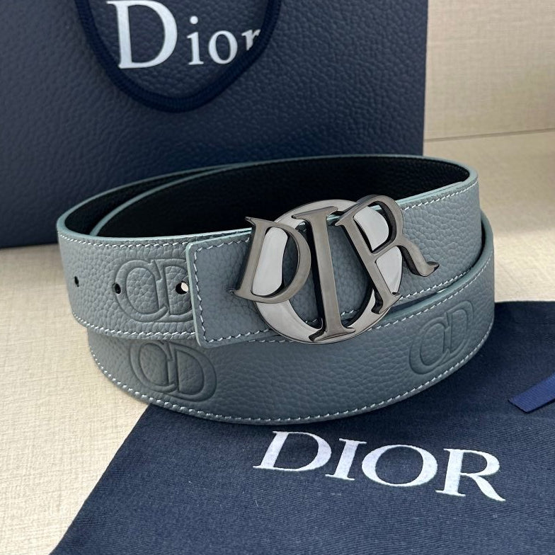 Dior 2026 Icon CD Buckle Belt 35mm Cowhide