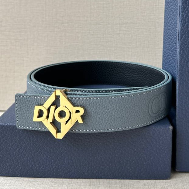 Dior 2026 CD Logo Buckle Belt 35mm Cowhide