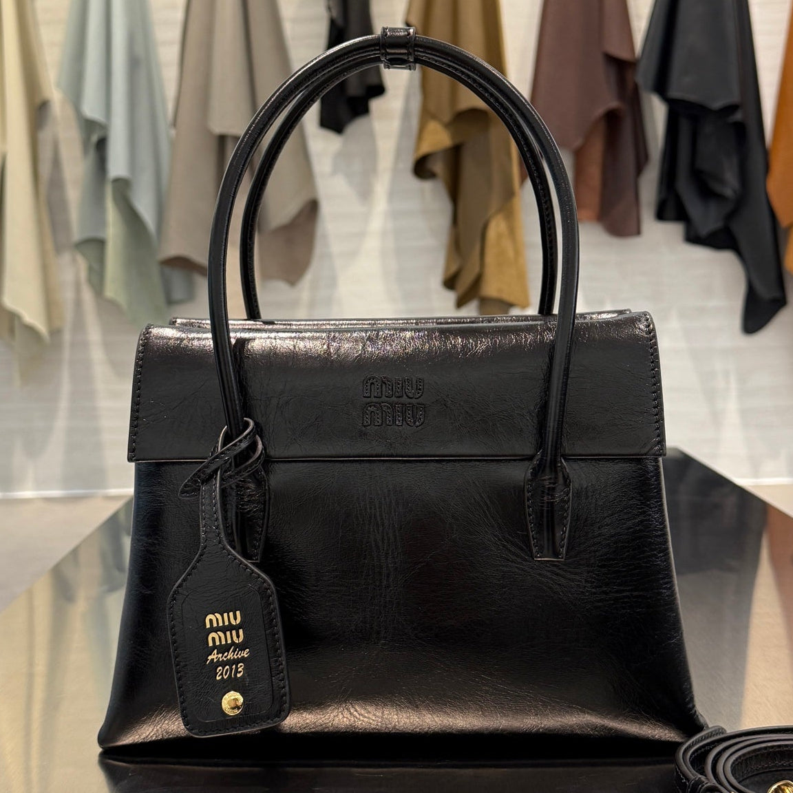 MiuMiu 2026 Solitaire Bag 29cm Leather