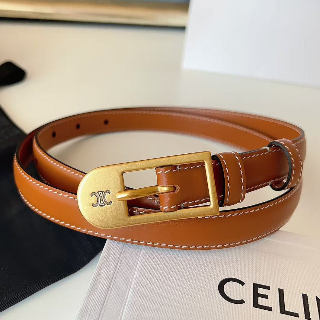Celine 2026 Taurillon Belt 18mm Leather 207411