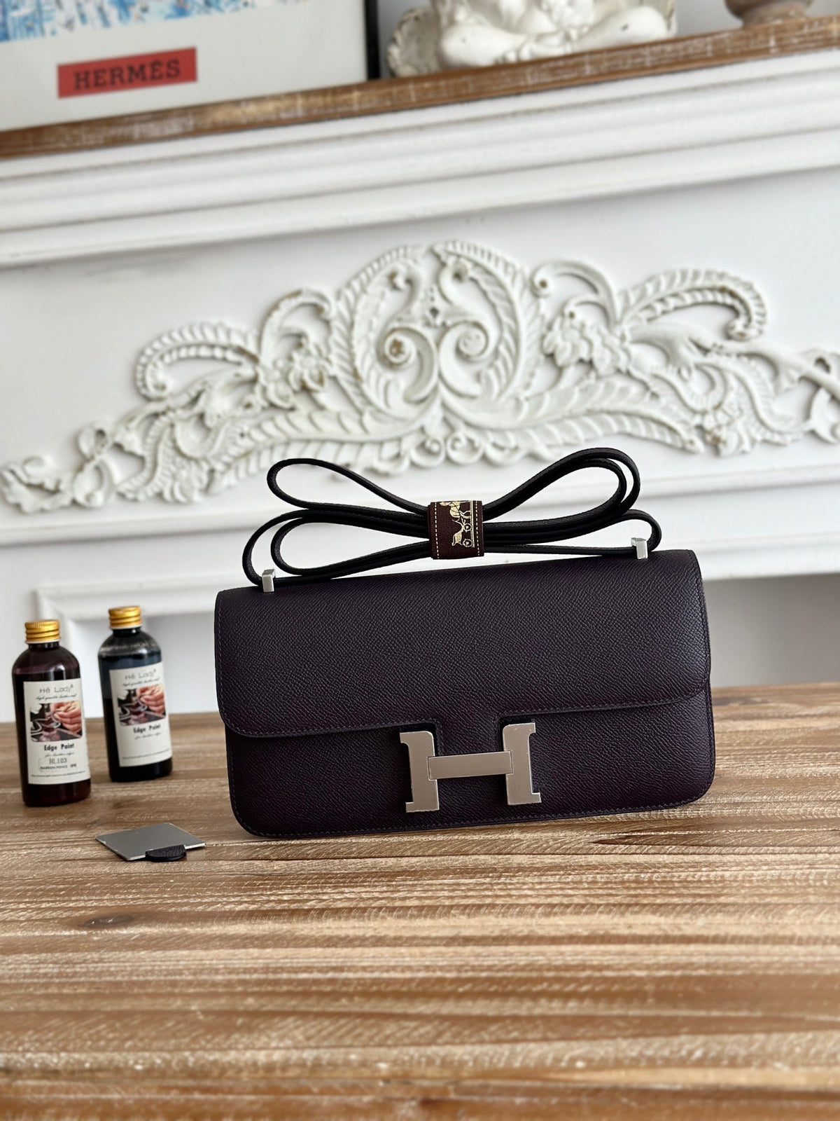 High-end Hermes 2026 Constance Elan 26cm Bag Epsom Leather 3