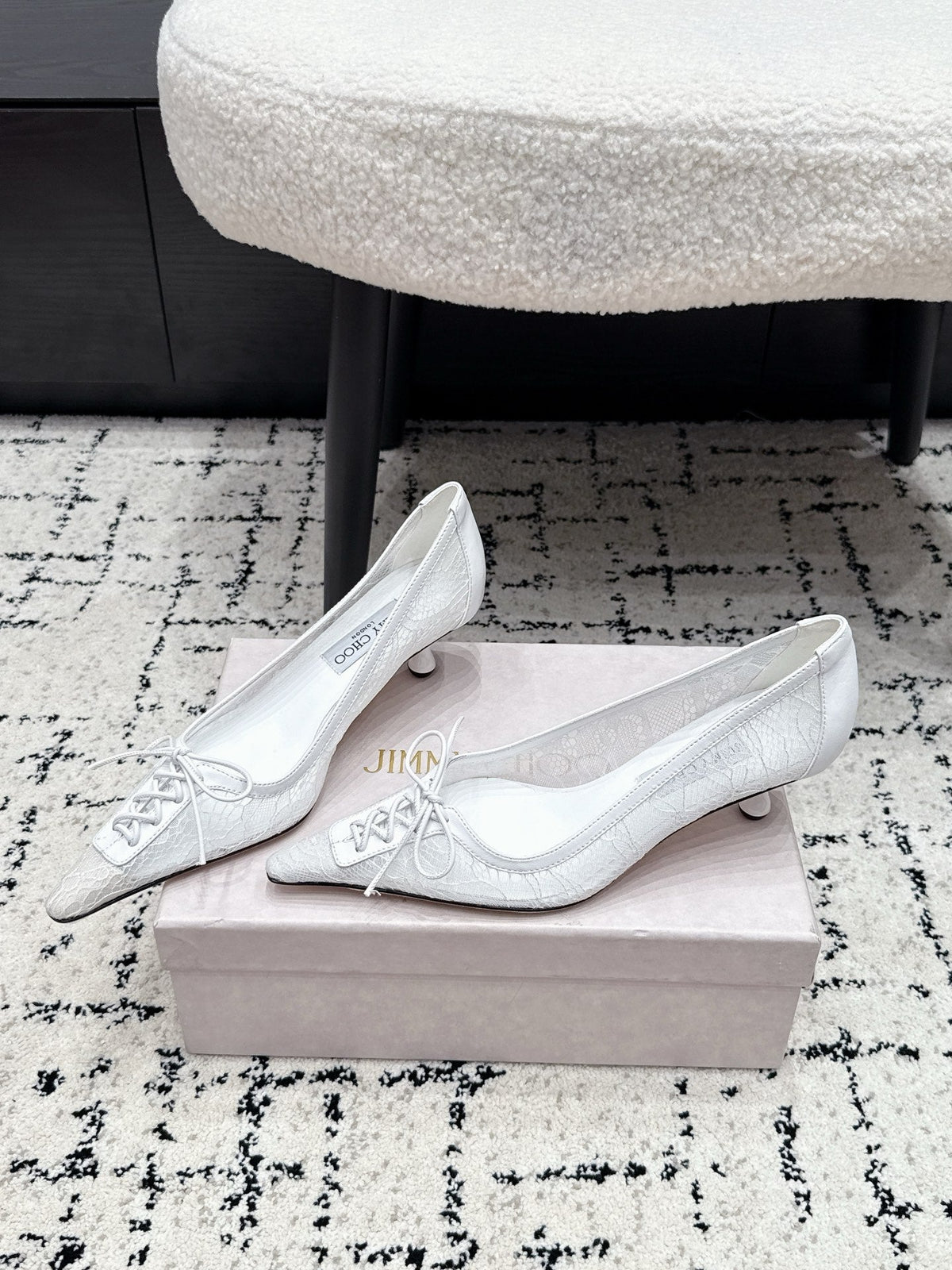 Jimmy Choo 2026 Scarlett Pumps 45mm Lace 908424
