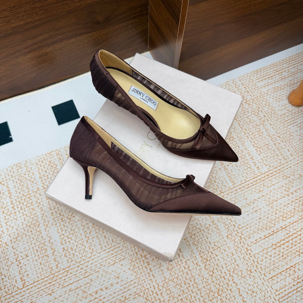 Jimmy Choo 2026 Love Pumps Lace Silk 920809