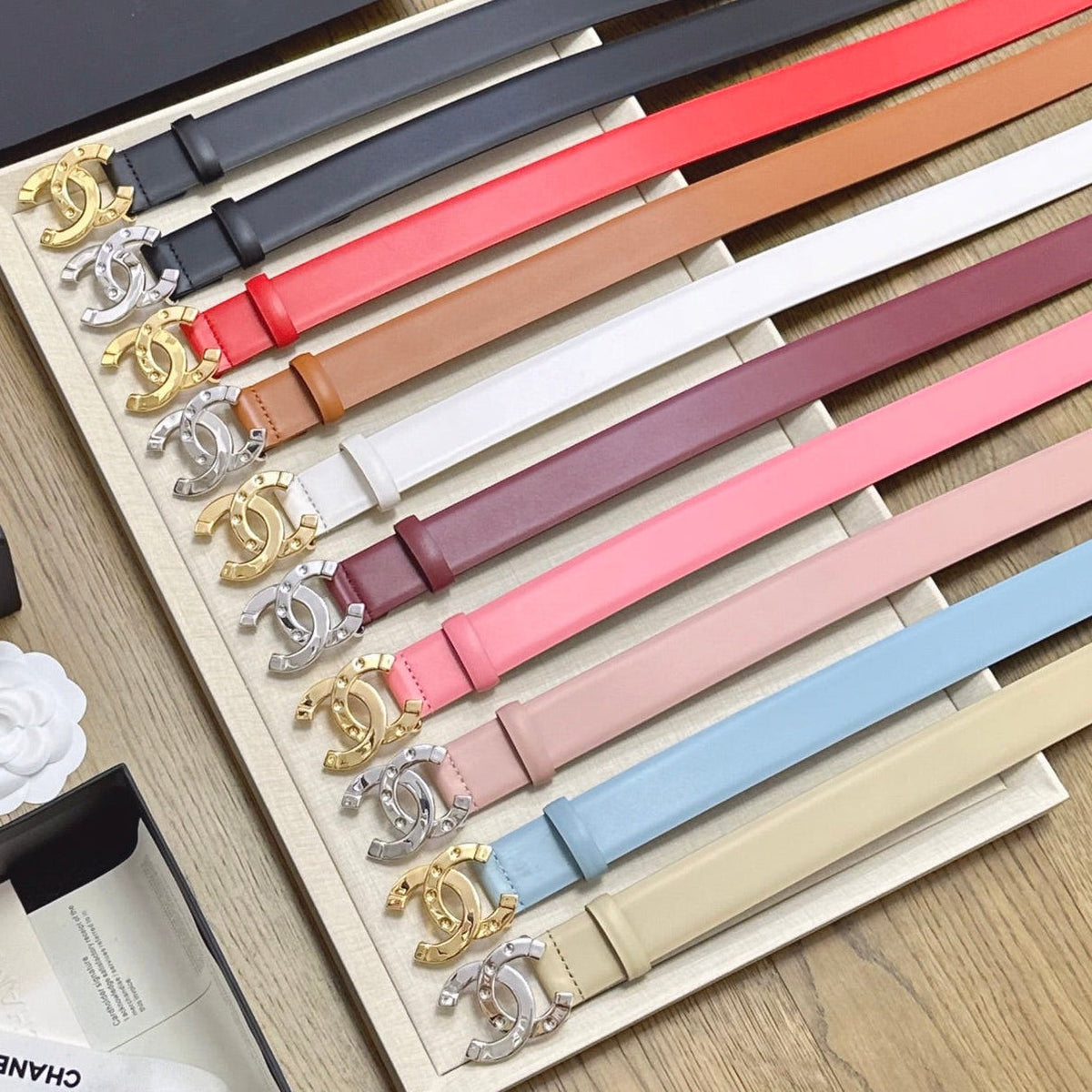 Chanel 2026 Double C Buckle Belt 30mm Cowhide 211912